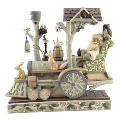 Jim Shore 9.0" Go Forth And Share Joy White Woodland  -  Decorative Figurines