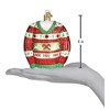 Old World Christmas Blown Glass Ornament for Christmas Tree, Festive Christmas Sweater - 4 of 4