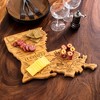 Totally Bamboo Destination Louisiana Serving and Cutting Board: Lightweight Bamboo State Cutting Board, Hand Wash Only - 3 of 4