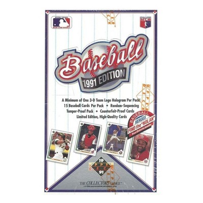 Upper Deck MLB 1991 Upper Deck Baseball Low and High Series Sealed Box | 36 Packs
