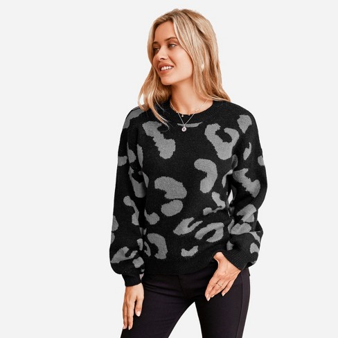 Target leopard deals print sweater