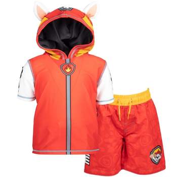 PAW Patrol Marshall Rash Guard and Swim Trunks Outfit Set Toddler