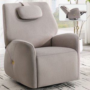 NicBex Recliner Chair Swivel Power Accent Chair with USB ports Rocking Chair Living Room Chairs Comfy Chair for Reading Room - 1 of 4