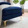 Mocamel 82.6" Modern Sectional Sofas Couches Velvet L-Shaped Couches for Living Room, Bedroom - 3 of 4