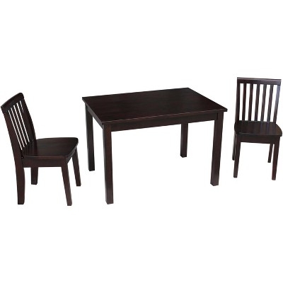 International Concepts Table With 2 Mission Juvenile Chairs