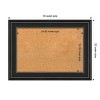 Amanti Art Ridge Framed Corkboard, Natural Cork - 4 of 4