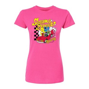 Women's - Sesame Street - SS Racing Fitted Graphic T-Shirt - 1 of 2