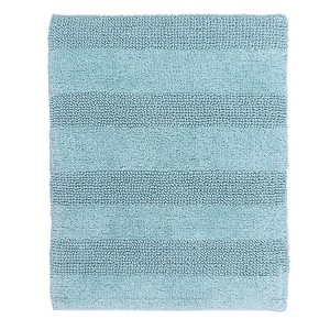 Knightsbridge Stylish And Comfortable All Season Traditional Wide Cut Design Cotton Bath Rug 20" X 30" Natural - 1 of 4