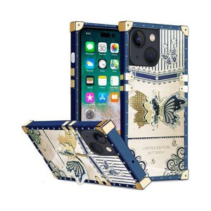 Entronix Case Compatible with iPhone 15 Plus - [Rectangular] Luxury Butterfly Grip Stand - 1 of 4
