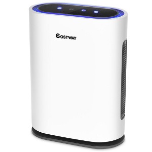 Costway Ionic Air Purifier W/4-in-1 Composite HEPA Filter Quiet Remove Allergies Smoke - 1 of 4