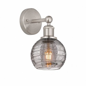 Athens Deco Swirl - 1 Light Wall Sconce In Industrial Style-10.5 Inches Tall and 6 Inches Wide - 1 of 1