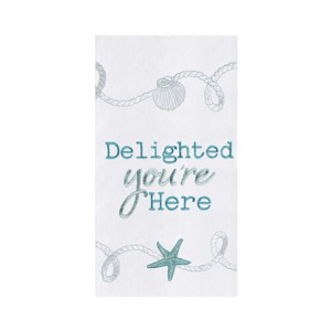 C&F Home Delighted You're Here Towel - 1 of 4