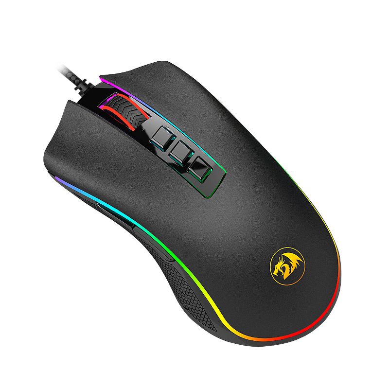 Redragon Cobra M711 Wired Optical Gaming Mouse with RGB Backlighting, 2 of 8