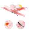 Unique Bargains Women's Grace Flower Hair Clip 3.54"x3.15"x1.14" Light Pink White 1 Pc - 3 of 3