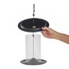 Bird Choice Modern Farmhouse Sunflower Seed Tub Bird Feeder 9.5" Black & White - 3 of 4
