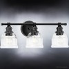 Urban Ambiance Luxury Vintage Bath Light 7.875''H x 21''W,  Midnight Black Finish,  Phoenix Collection, UHP4306 - 4 of 4