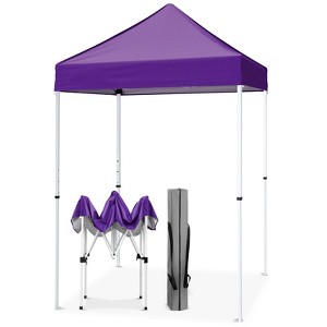 EAGLE PEAK 5x5ft Easy Setup Pop Up Canopy Folding Tent Sun Shelter UV50+ - 1 of 4