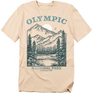 Olympic National Park Classic Adult T-Shirt Cream - 1 of 4