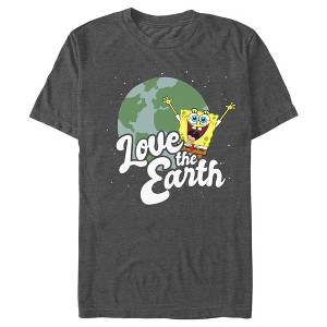 Men's SpongeBob SquarePants Love the Earth T-Shirt - 1 of 4