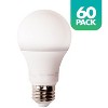 Simply Conserve 40-Watt Equivalent A19 Dimmable LED Light Bulb Contractor Pack, 2700K Soft White, 60-pack - 2 of 4