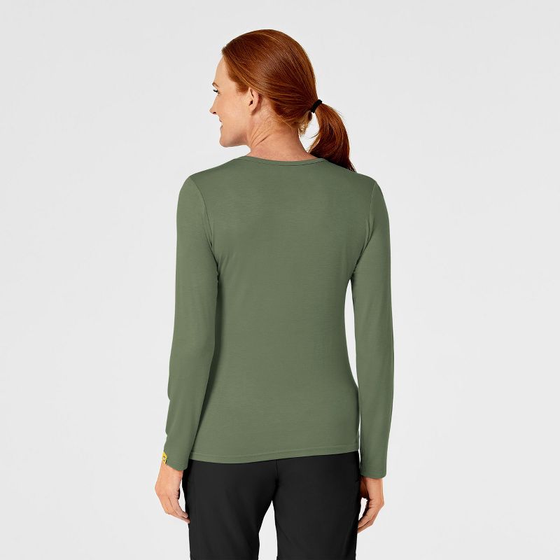 Wink Knits and Layers Women's Long Sleeve Silky Tee, 2 of 8