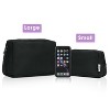 Narwey Travel Cosmetic Bag Organizer Toiletry Bag Make Up Bags with Compartments for Women Girls (Large, Black) - 3 of 3