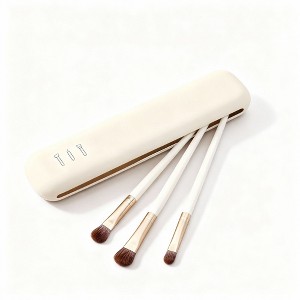 Anna-Kaci 2-Piece Silicone Makeup Brush Holder Travel-Friendly Protective Case - Light Beige - 1 of 4