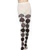 Memoi Women's Classy Argyle Thick Sweater Tights - 2 of 4
