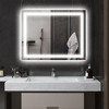 Aghana Digitals 39"x32" LED Bathroom Mirror: Front/Backlit, Anti-Fog, Memory Function, 3000-6500K - 3 of 4