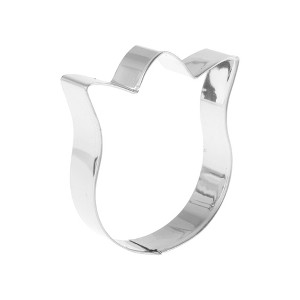 Unique Bargains Cookie Mould Cutter Rose-Shaped Cookie Mould Dishwasher Safe Stainless Steel Silver Tone 1Pcs - 1 of 4