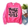 Simply Sage Market You Got This Distressed Checkered Sweatshirt - 3 of 4