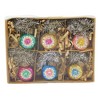 Cody Foster 1.25 In Indent Bauble Set Christmas Tree Ornaments Reflector Vintage-Looking Tree Ornament Sets - 4 of 4