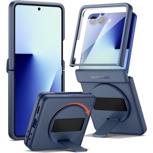 SURITCH Compatible with Samsung Galaxy Z Flip 7 Case with 360～ Rotatable Hand Strap Phone Grip Holder - 1 of 3