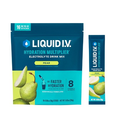 Liquid I.v. Hydration Multiplier - Pear Electrolyte Powder Drink Mix 1 Pack (16 Servings)