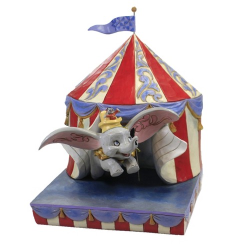 Jim Shore Over The Big Top - One Figurine 9 Inches - Dumbo Flying