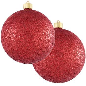 Christmas By Krebs - Plastic Shatterproof Ornament Decoration - Ladybug  Red, 6 Inch (150mm) [2 Count] : Target