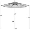 Yaheetech 9FT Outdoor Patio Umbrella with Crank and Push Button to Tilt - 3 of 4