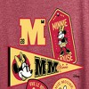 Women's - Disney - Minnie Mouse Collegiate Patches Short Sleeve Graphic T-Shirt - 2 of 4