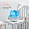 Peach Street Cool Mist Humidifiers for Bedroom - 2.2L Tank, Baby, Office, Quiet Ultrasonic Vaporizer, Adjustable Mist Level, Large Area, Easy Clean - 3 of 4