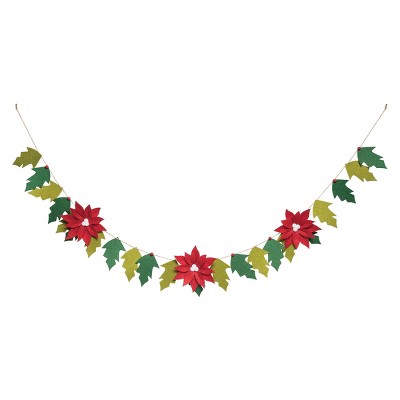 C&F Home Maple Leaves Felt Garland