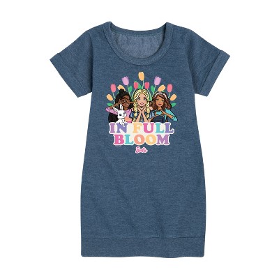 - Barbie - Easter Graphic Short Sleeve Fleece Dress