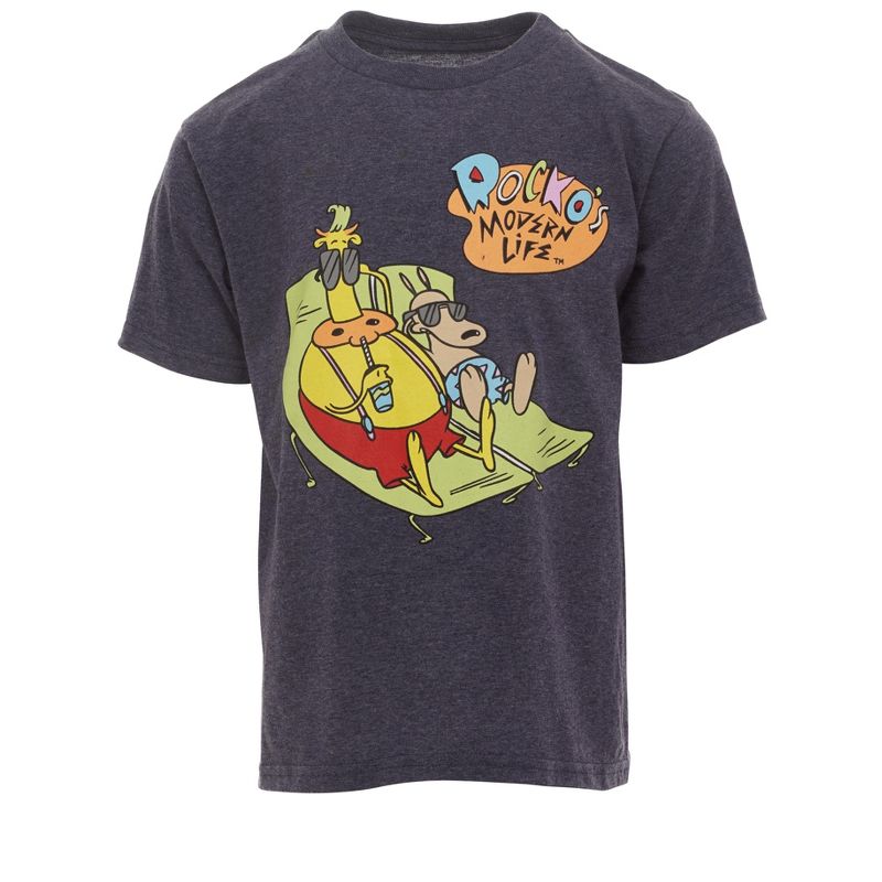 Nickelodeon SpongeBob SquarePants Rugrats Hey Arnold Rocko Little Boys 3 Pack T-Shirt , 3 of 6
