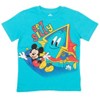 Disney Mickey Mouse 3 Pack T-Shirts Toddler - 2 of 4