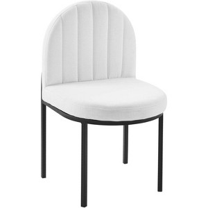 Modway Isla Channel Tufted Upholstered Fabric Dining Side Chair - 1 of 3