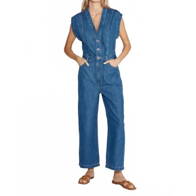 Women's Denim Camden Jumpsuit - ETICA