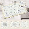 REGALWOVEN Diatomaceous Stone Dish Drying Mat, Floral Quick Dry Dish Drying Mats for Kitchen Counter, Dishes, Cups, and Utensils - 4 of 4