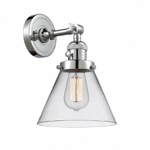 Cone - 1 Light Wall Sconce In Industrial Style-10 Inches Tall and 8 Inches Wide - 1 of 1