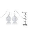 Slickblue Contemporary CZ Disk Earrings – .6 Ct Clear Cubic Zirconia, Gold/Silver, Fashion Earrings for Women - 3 of 3