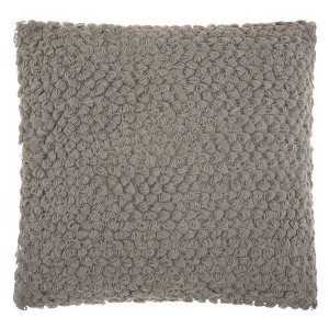 Light Gray Mosaic Throw Pillow - Mina Victory, Size: Oversize Sqaure