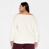 Women's Off the Shoulder Sweatshirt - Wild Fable™ - 3 of 3